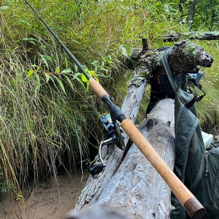 Bloodrun ironhead spinning rod med Spro 4000